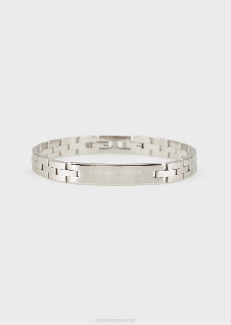 bărbați R802G2106 Bratara emporio armani din otel inoxidabilargint