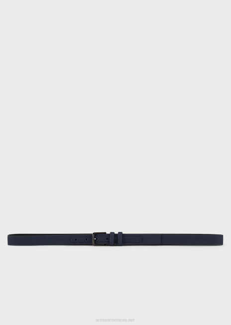 bărbați R802G1999 centura nubuc Armani albastru marin