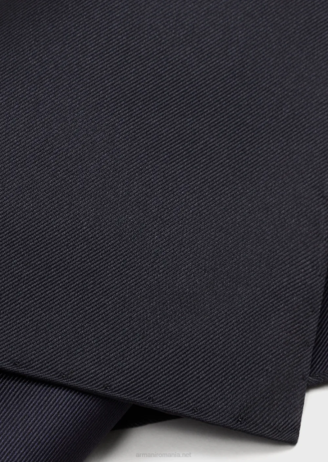 bărbați R802G2137 pătrat de buzunar din mătase în stil otoman Armani albastru marin