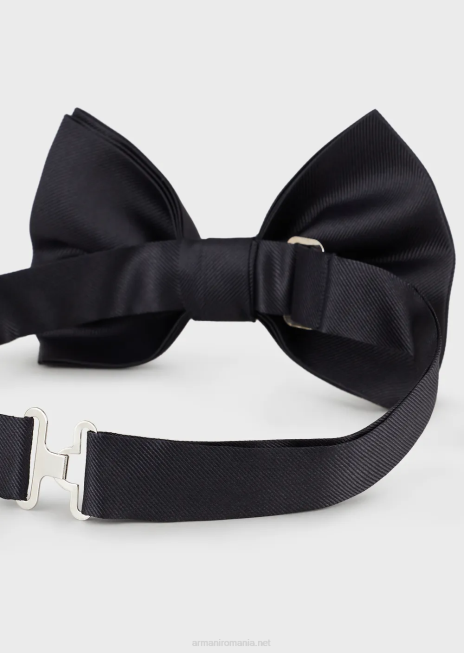 bărbați R802G2150 Papion în stil otoman din mătase pură Armani bordeaux