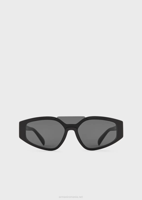 bărbați R802G2264 ochelari de soare de formă neregulată Armani negru