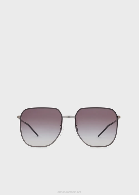 bărbați R802G2265 ochelari de soare pătrați unisex Armani grafit