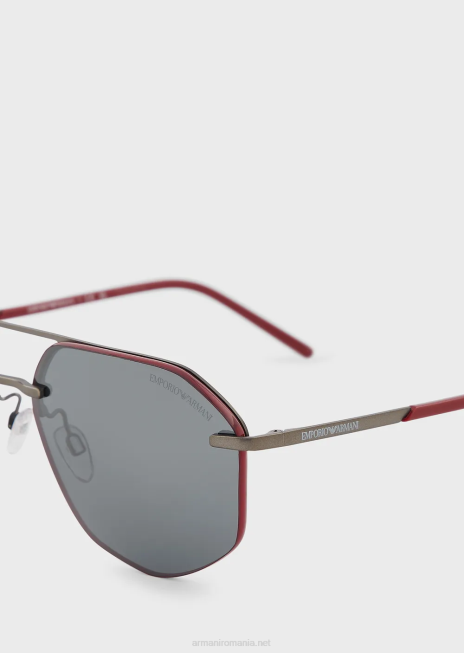 bărbați R802G2266 ochelari de soare aviator Armani