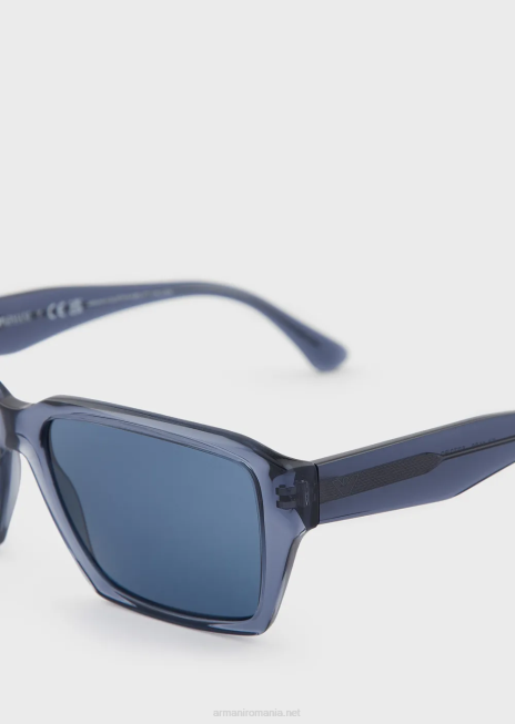 bărbați R802G2287 ochelari de soare dreptunghiulari Armani