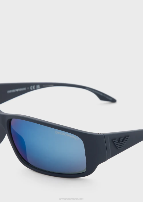 bărbați R802G2288 ochelari de soare dreptunghiulari Armani marina