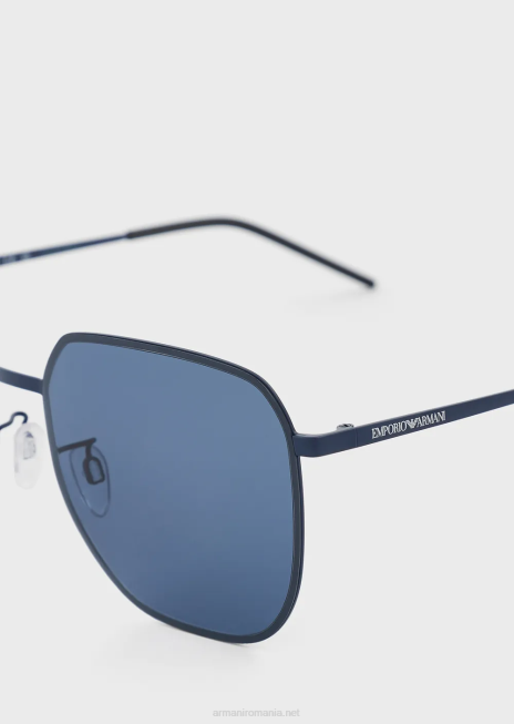 bărbați R802G2293 ochelari de soare pătrați unisex Armani marina