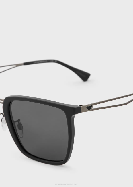 bărbați R802G2319 ochelari de soare patrati Armani negru