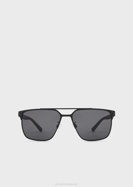 bărbați R802G2322 ochelari de soare patrati Armani negru