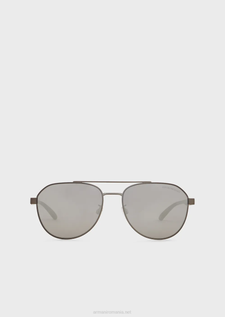 bărbați R802G2326 ochelari de soare aviator Armani