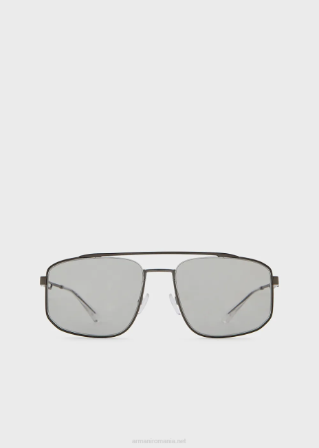 bărbați R802G2328 ochelari de soare dreptunghiulari Armani