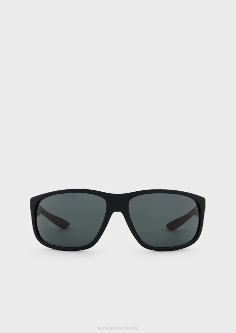 bărbați R802G2331 ochelari de soare pernă Armani negru