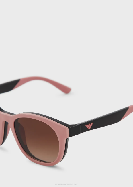 bărbați R802G2338 ochelari de soare junior în formă de panto cu lentile cu clips Armani