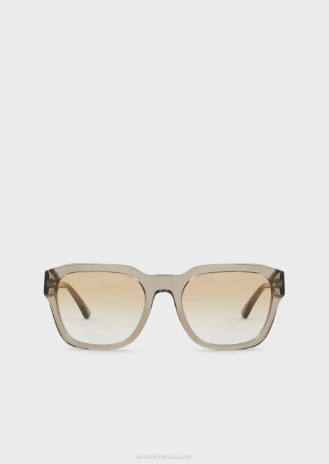 bărbați R802G2347 ochelari de soare patrati Armani verde militar