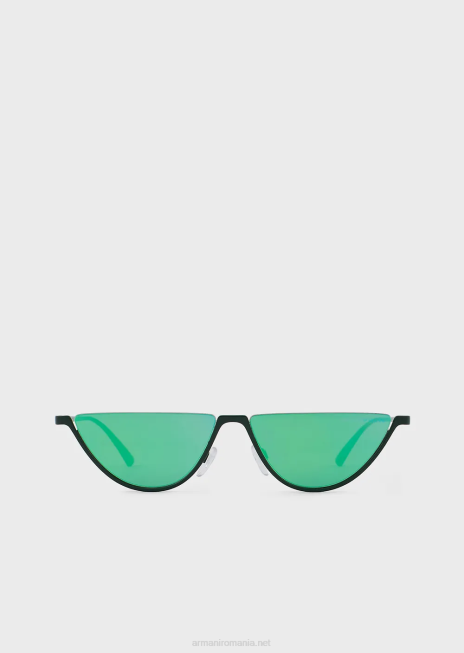 bărbați R802G2361 ochelari de soare ovali Armani verde
