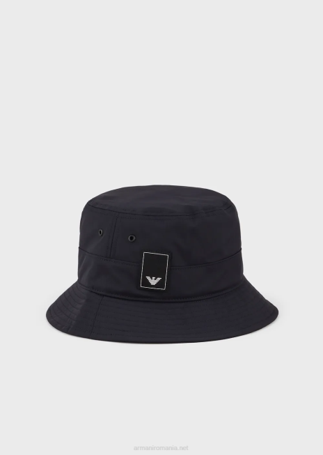 bărbați R802G2031 travel essentials pălărie cloche din nailon Armani albastru marin