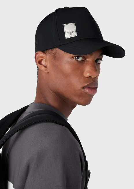 bărbați R802G2051 șapcă de baseball de călătorie Armani negru