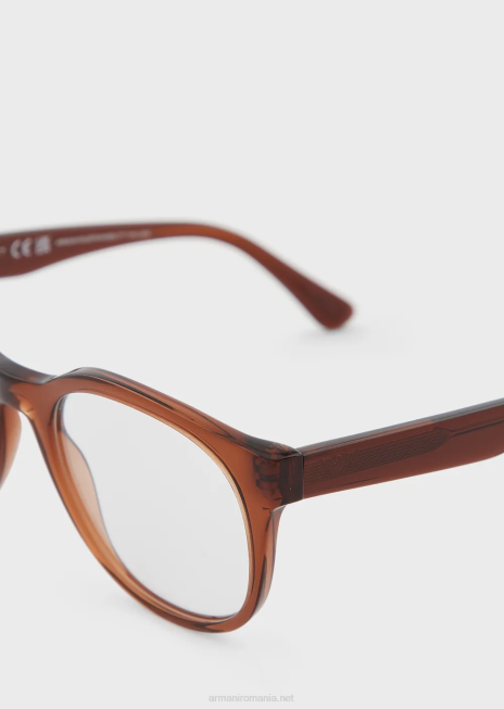 bărbați R802G2227 ochelari unisex în formă de panto Armani