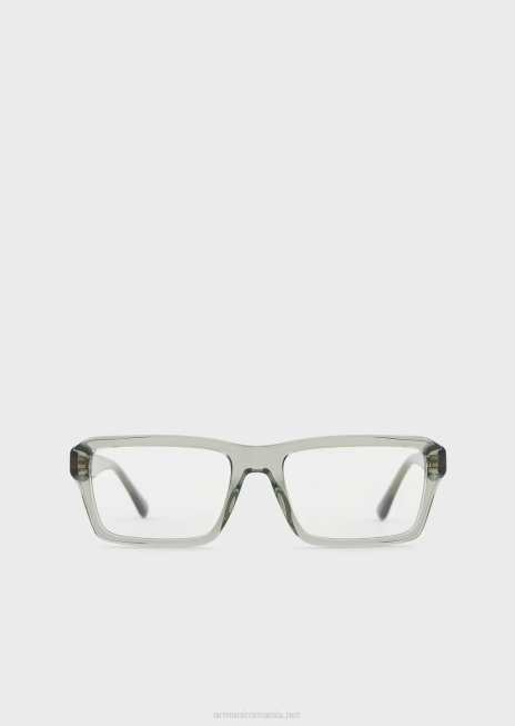 bărbați R802G2232 ochelari dreptunghiulari Armani verde