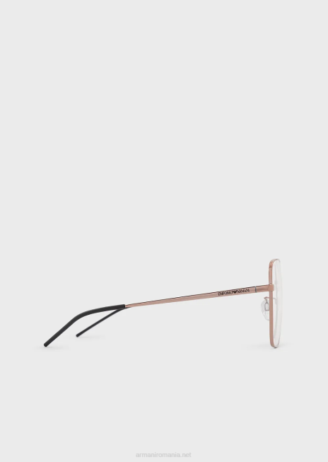 bărbați R802G2243 ochelari dreptunghiulari unisex Armani aur roz