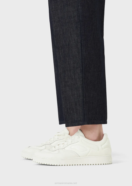 bărbați R802G1152 blugi j79 loose-fit din denim lejer decolorat Armani denim