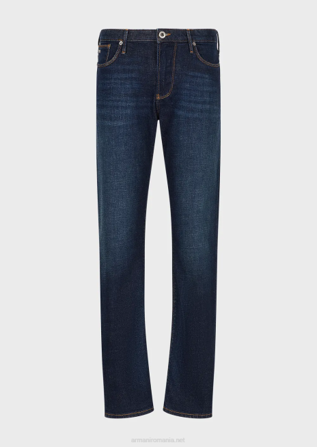 bărbați R802G1154 blugi denim de bază j06 slim-fit Armani albastru