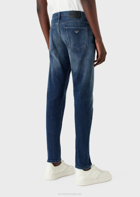 bărbați R802G1159 blugi j06 slim-fit din denim organic Armani denim