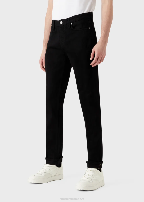bărbați R802G1171 Blugi j75 slim-fit, negru, din denim Armani negru