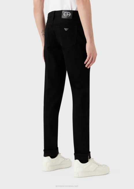 bărbați R802G1171 Blugi j75 slim-fit, negru, din denim Armani negru