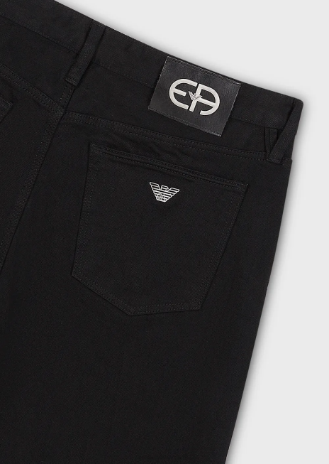 bărbați R802G1171 Blugi j75 slim-fit, negru, din denim Armani negru