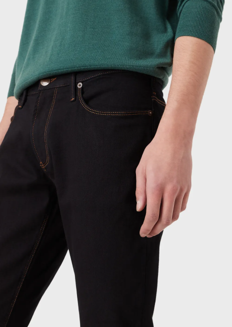 bărbați R802G1176 Blugi j06 slim-fit, confort din twill denim Armani