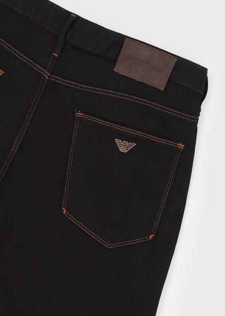 bărbați R802G1176 Blugi j06 slim-fit, confort din twill denim Armani