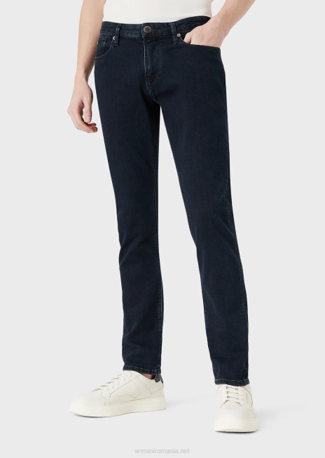 bărbați R802G1177 Blugi j06 slim-fit, confort din twill denim Armani albastru