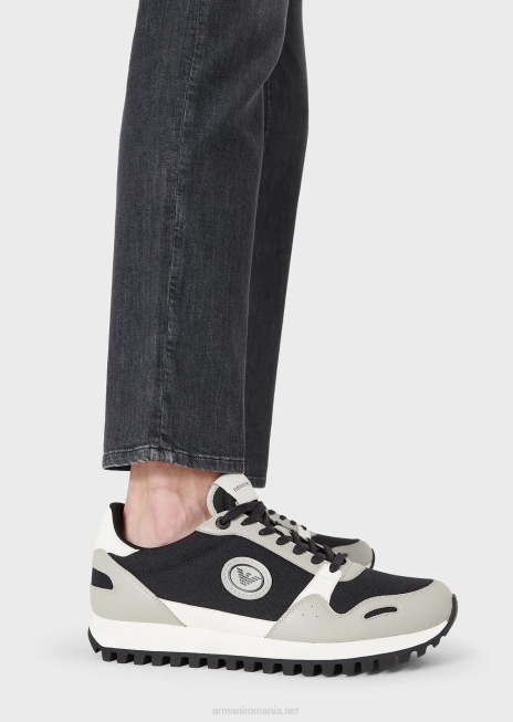 bărbați R802G1185 Blugi j06 slim-fit, twill-melange, din denim confortabil Armani negru