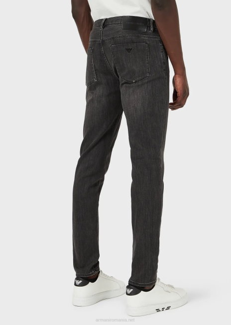 bărbați R802G1197 blugi din denim extra slim-fit j11 extra comfort Armani negru