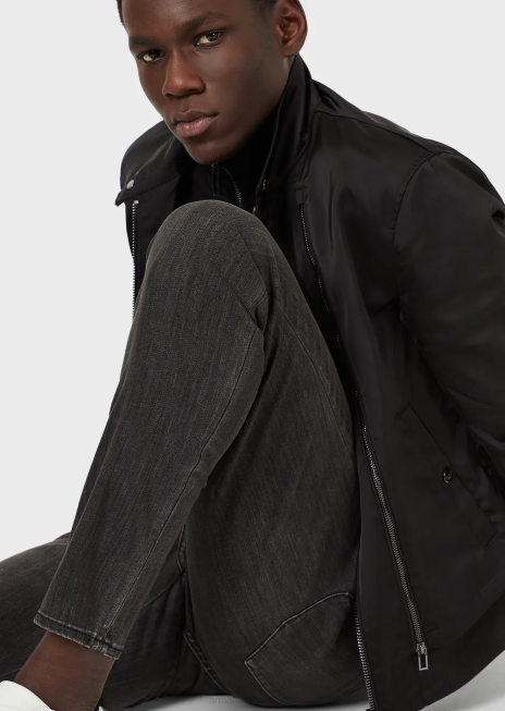 bărbați R802G1197 blugi din denim extra slim-fit j11 extra comfort Armani negru