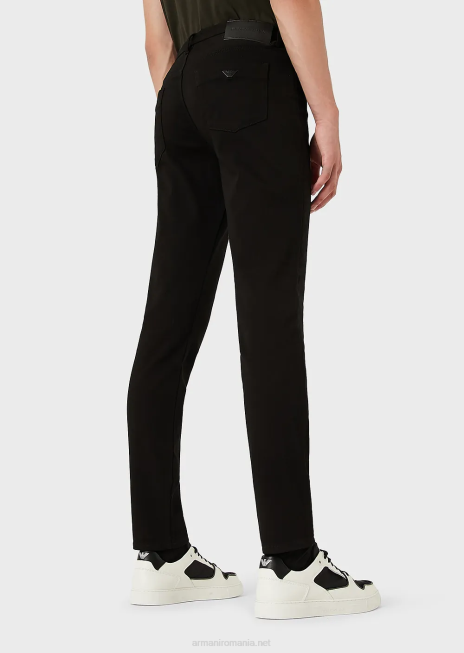 bărbați R802G1198 blugi skinny j11 ultra-confort din denim Armani negru 1