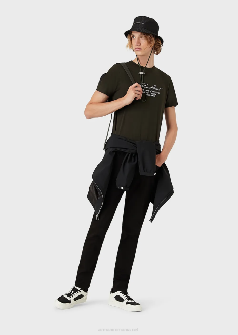 bărbați R802G1198 blugi skinny j11 ultra-confort din denim Armani negru 1