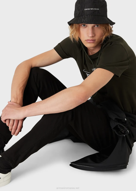 bărbați R802G1198 blugi skinny j11 ultra-confort din denim Armani negru 1