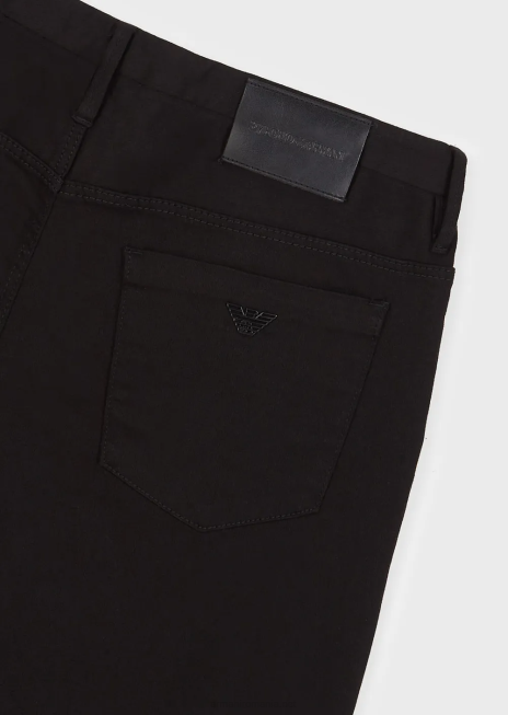 bărbați R802G1199 blugi j11 extra slim-fit extra confort din denim Armani negru