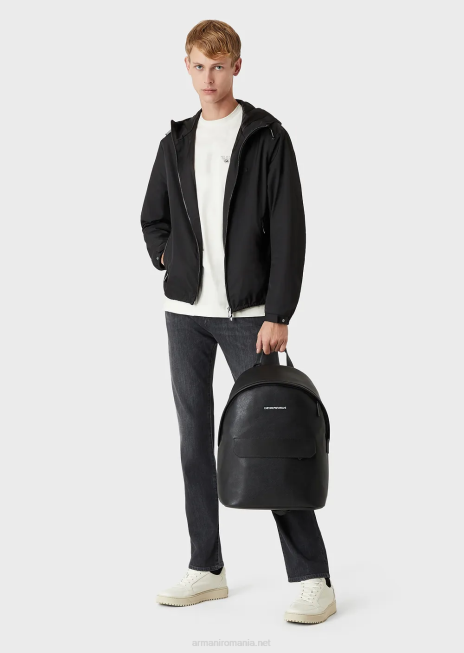 bărbați R802G1202 Blugi j45 cu ajustare normală din denim confort twill melange Armani negru