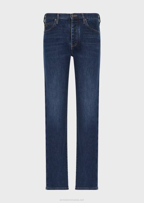 bărbați R802G1211 Blugi din denim confort j21 spalati, cu croiala regulata Armani denim