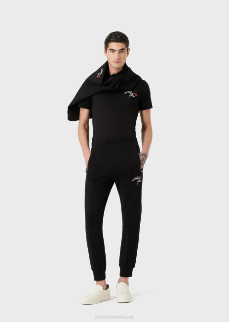 bărbați R802G1588 hanorac cu broderie de ziua indragostitilor Armani