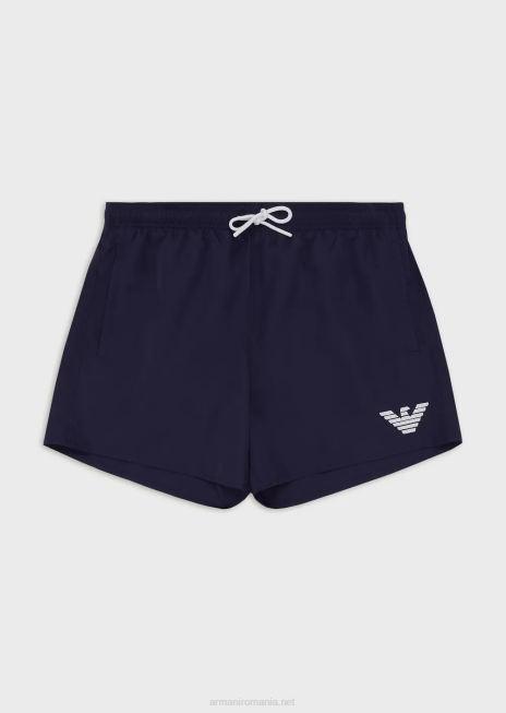 bărbați R802G990 pantaloni scurți de baie esențiali cu șnur Armani avio