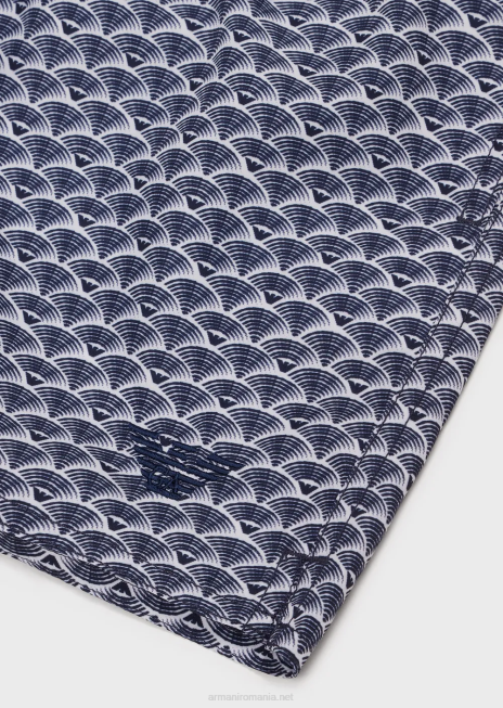 bărbați R802G997 trunchi de baie cu șnur și micro-model peste tot Armani model