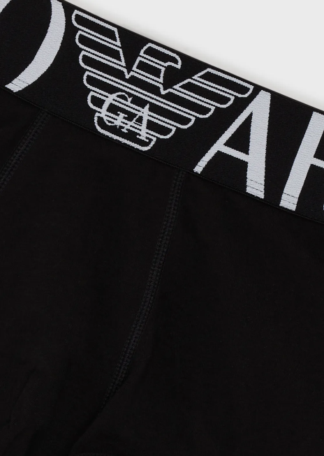 bărbați R802G1770 boxer esențial megalogo Armani negru