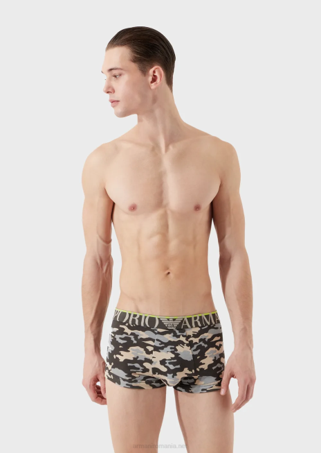 bărbați R802G1780 boxer cu model de camuflaj Armani model