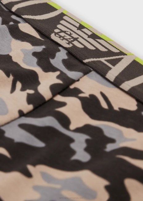 bărbați R802G1780 boxer cu model de camuflaj Armani model