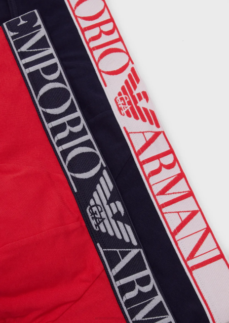 bărbați R802G1789 pachet de două slipuri cu logo de anduranță Armani albastru