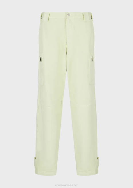 bărbați R802G1374 pantaloni cargo din denim Armani