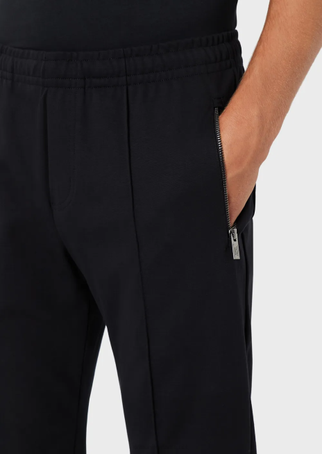 bărbați R802G1443 pantaloni de jogging din stofa ponte-di-roma Armani
